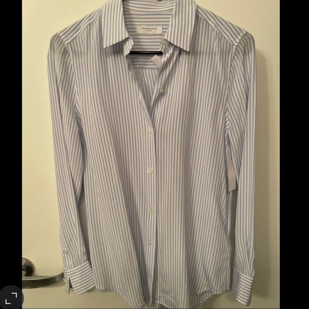 Equipment essential silk shirt size xxs